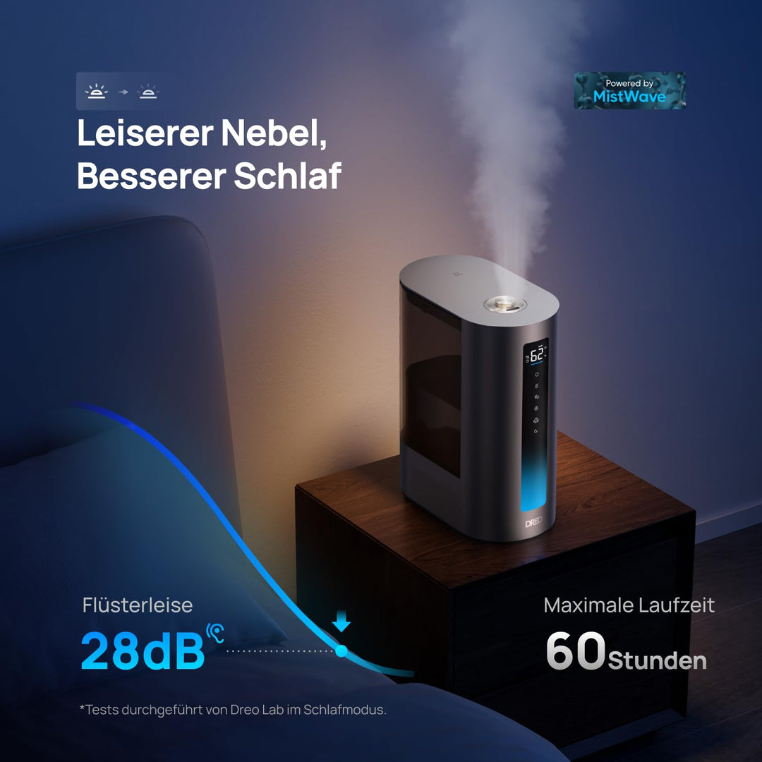 Luftbefeuchter Warm-Kaltnebel 6L Smart 500ml/h für grosse Räume - Bild 6