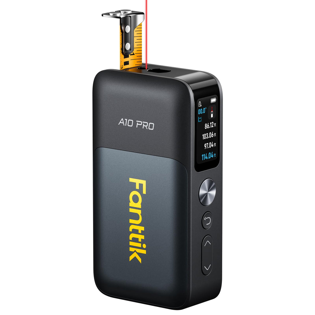 Laser-Entfernungsmesser 2-in-1 mit Massband 50m IPS-Display