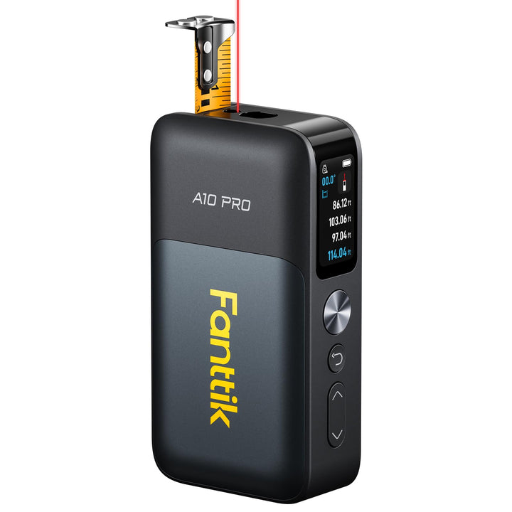 Laser-Entfernungsmesser 2-in-1 mit Massband 50m IPS-Display