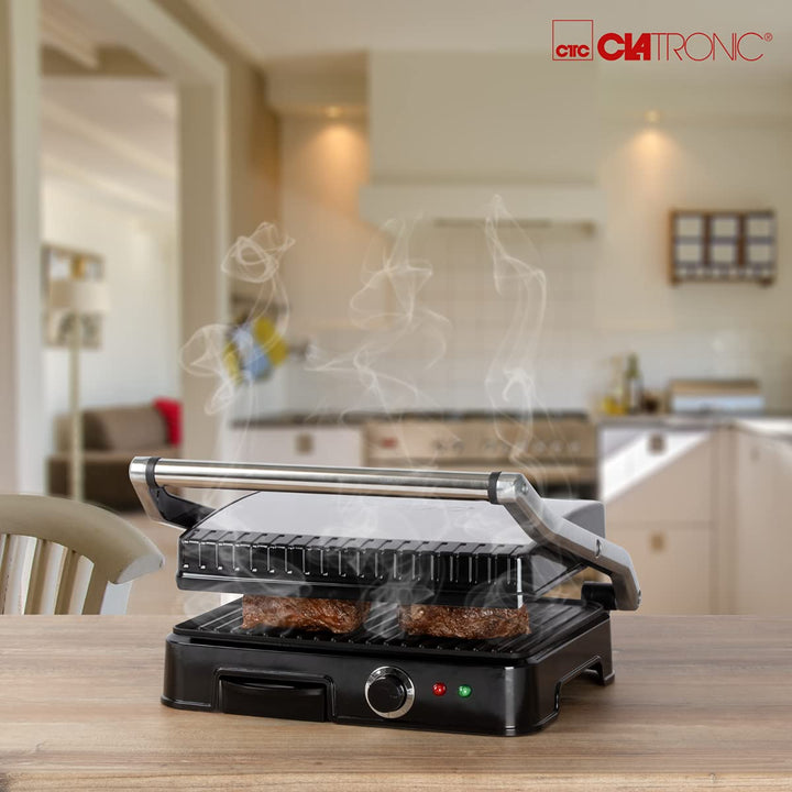 Kontaktgrill 2000W beidseitig antihaftbeschichtet 29,5x23,5cm - Bild 6