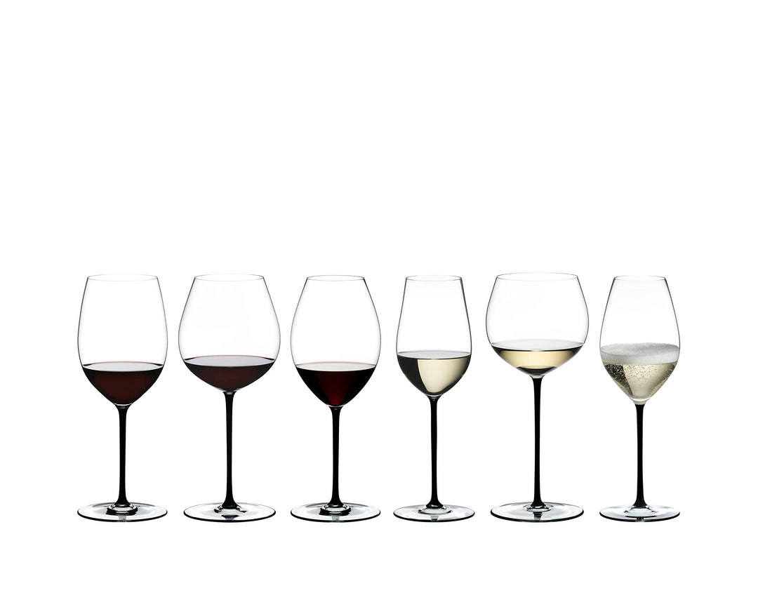 Weinglas Riesling/Zinfandel Kristallglas schwarz handgefertigt - Bild 6