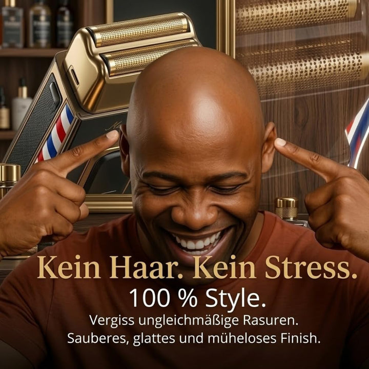 Folienrasierer Glatze &amp; Bart 9000 U/min Titanfolie USB-C - Bild 6
