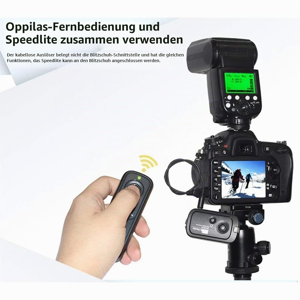 Funk-Fernauslöser Canon N3 2,4GHz 16 Kanäle 100m Reichweite - Bild 3