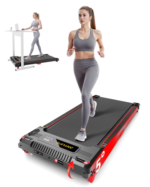 Laufband mit Steigung 5° und LED-Anzeige fuer Zuhause 150kg