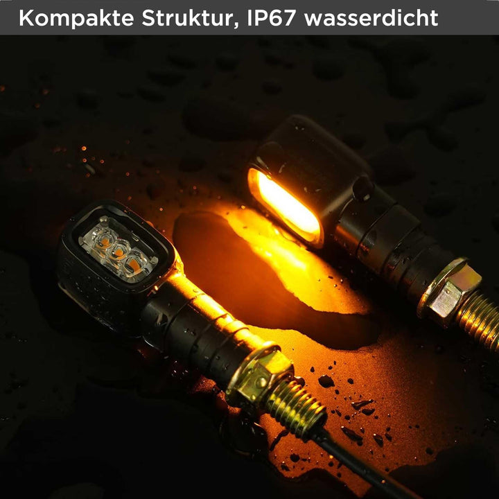LED Blinker Motorrad Mini Retro 12V E24-geprüft IP67 1,2W - Bild 4