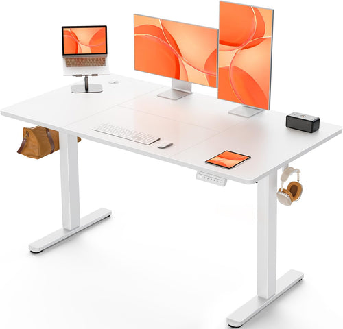 Höhenverstellbarer Schreibtisch 120x60cm elektrisch 4-Speicher