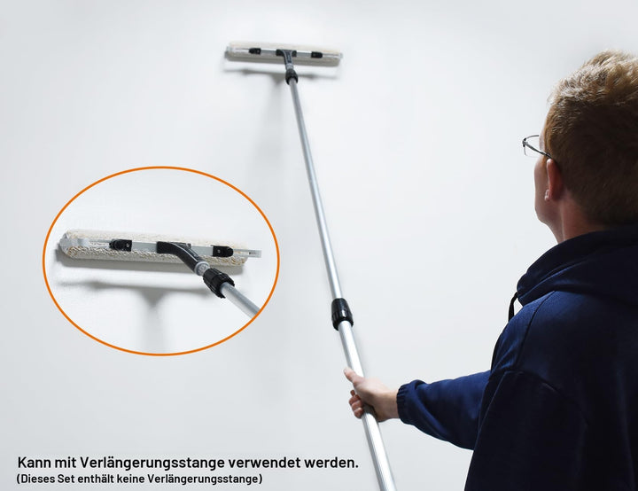 Farbroller Set Mikrofaser 45,7 cm verstellbar 5-teilig mit Farbwanne - Bild 6