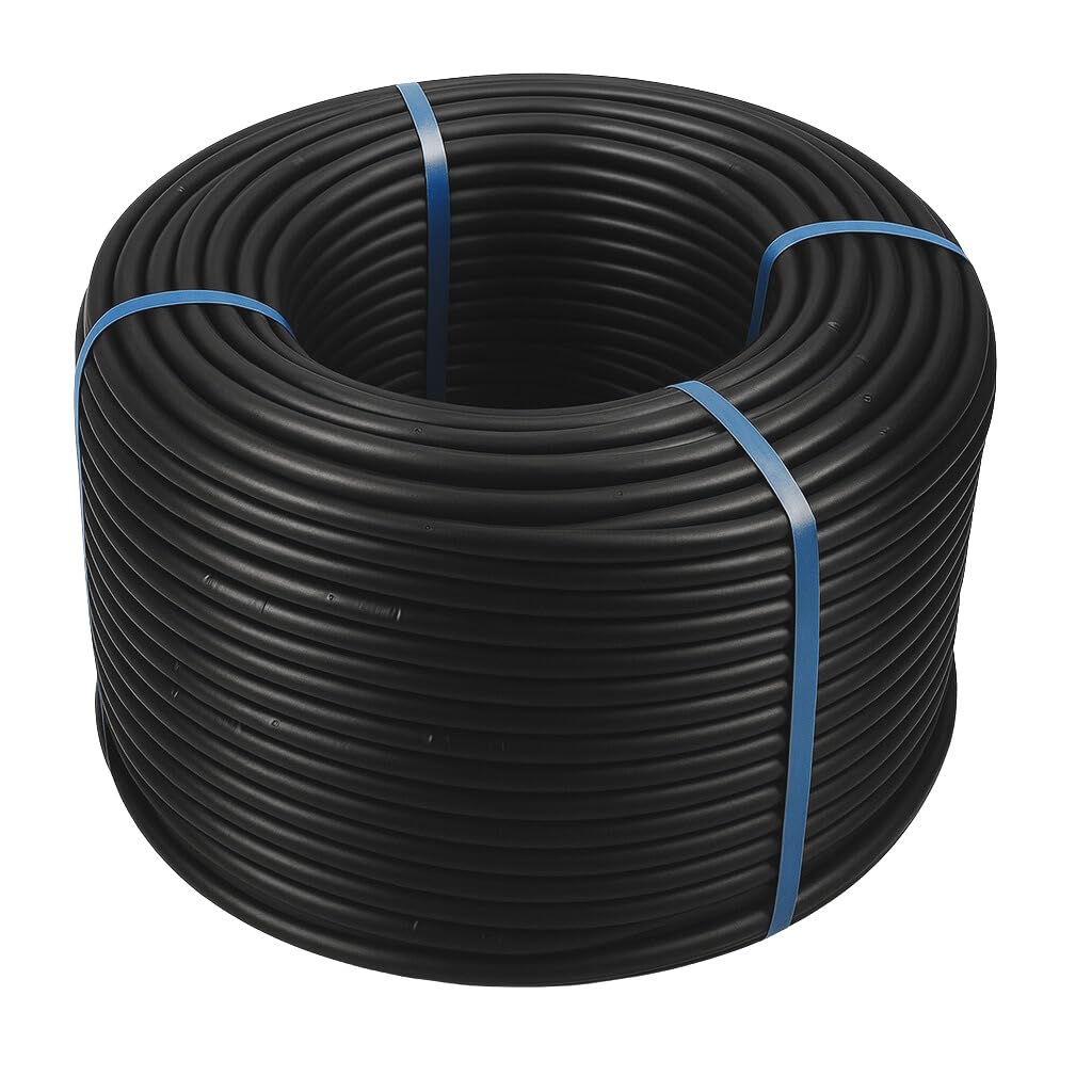 Tropfschlauch 100m 16mm LDPE schwarz 33cm Abstand Gartenbewässerung