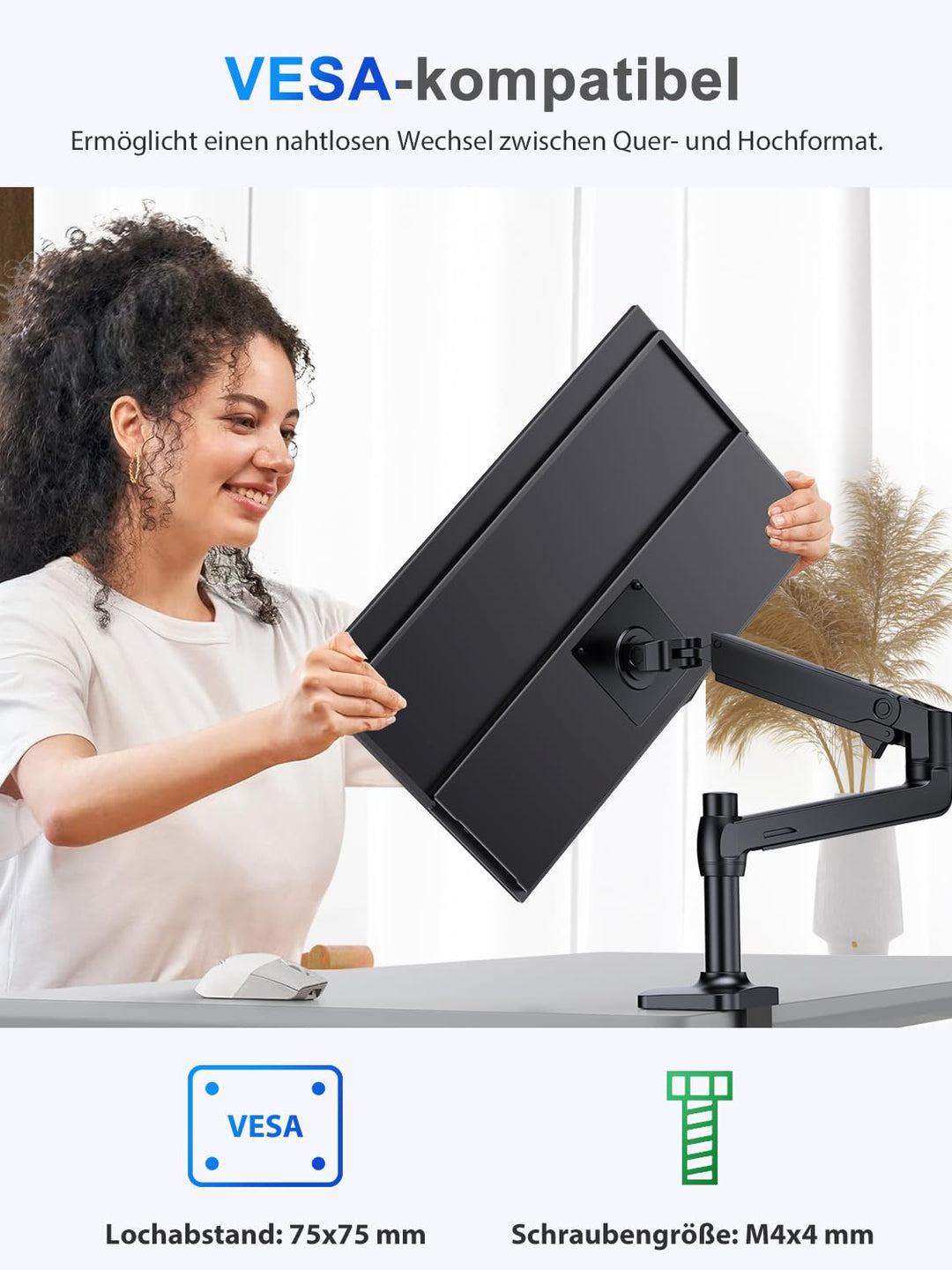 Portabler Monitor 22 Zoll 2K QLED QHD 2560x1440 140% sRGB - Bild 6