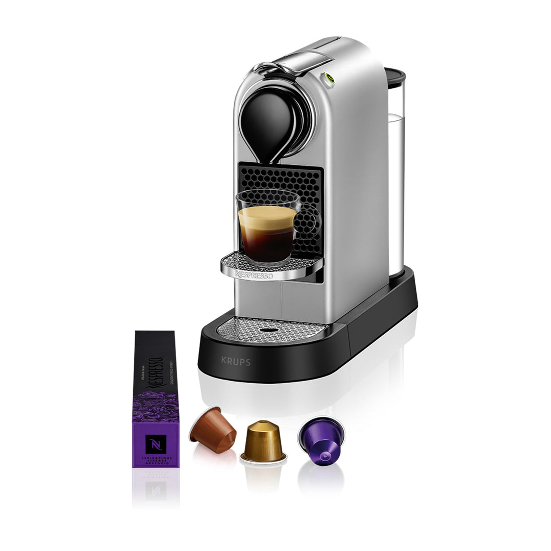 Kapselmaschine Nespresso Original Silber Espresso &amp; Lungo CitiZ