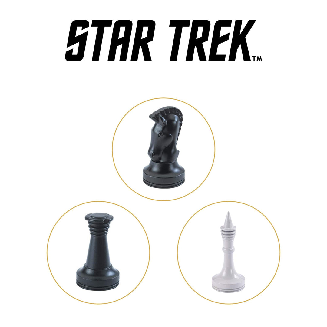 Dreidimensionales Schach-Set Star Trek Replik 7 Acrylbretter 32 Figuren - Bild 5