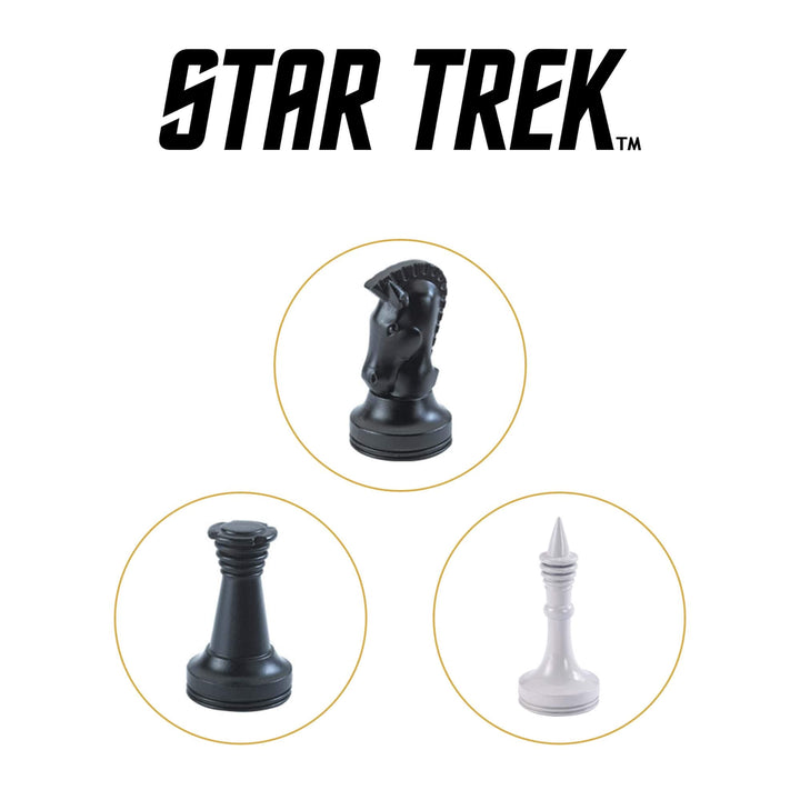 Dreidimensionales Schach-Set Star Trek Replik 7 Acrylbretter 32 Figuren - Bild 5