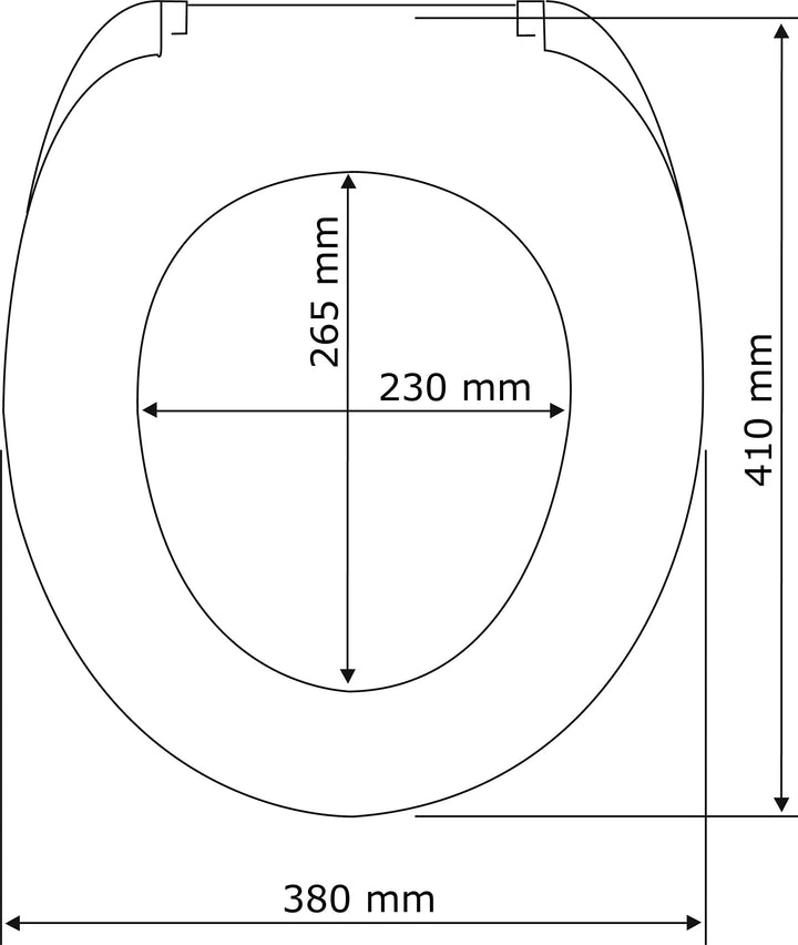WC-Sitz Tropical MDF mit Tropen-Design oval 37x41 cm - Bild 5