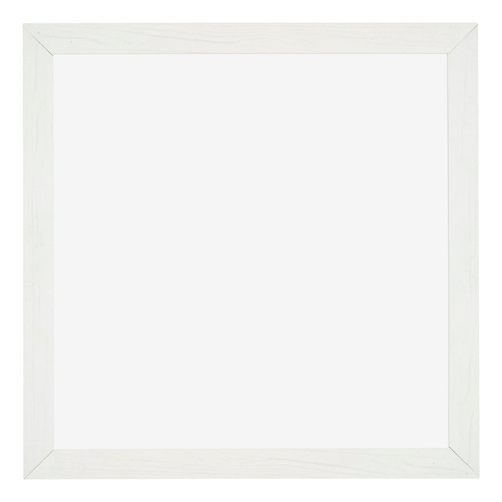 Bilderrahmen 70x70 cm Weiss Gemasert MDF mit Kunstoffglas - Bild 3