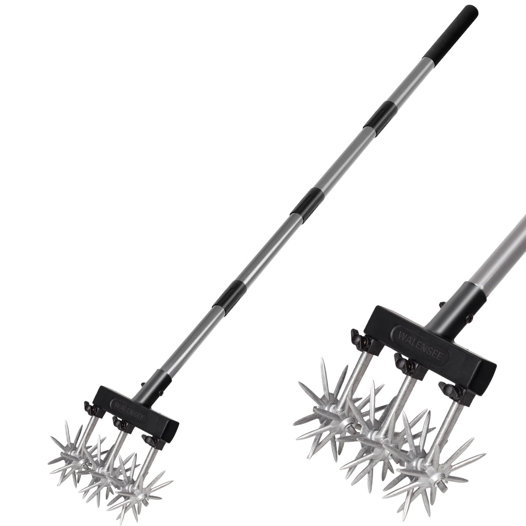 Gartenkultivator rotierend Teleskopstiel 97–173 cm Beetpflege