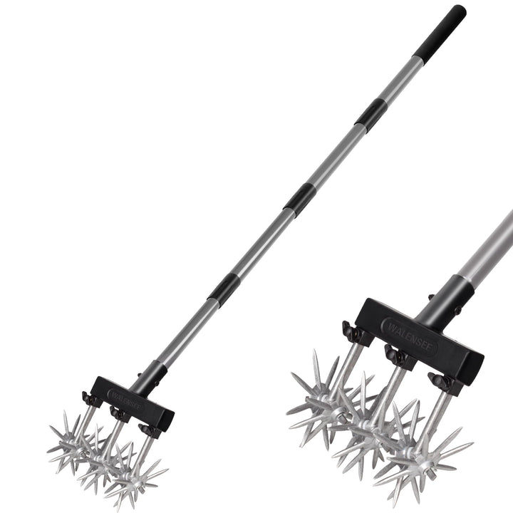 Gartenkultivator rotierend Teleskopstiel 97–173 cm Beetpflege