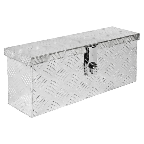 Deichselbox Aluminium abschliessbar Riffelblech 50x14x20 cm