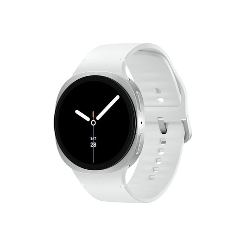 Smartwatch 44mm Bluetooth Silber mit Schlaf- und Gesundheits-Tracking