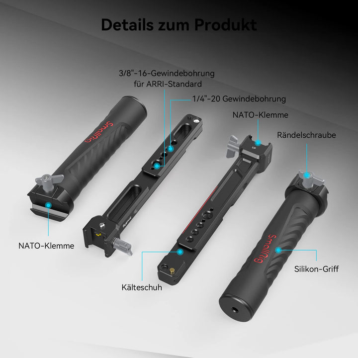 Dual Handgrip für DJI RS 2 / RS 3 / RS 4 / RS 5 Gimbal-Stabilisator - Bild 6