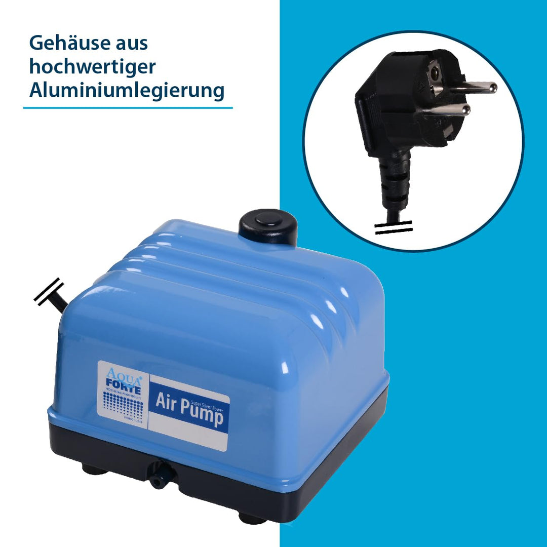 Teich-Luftpumpe Aluminium 35W 40 l/min für Gartenteich - Bild 2