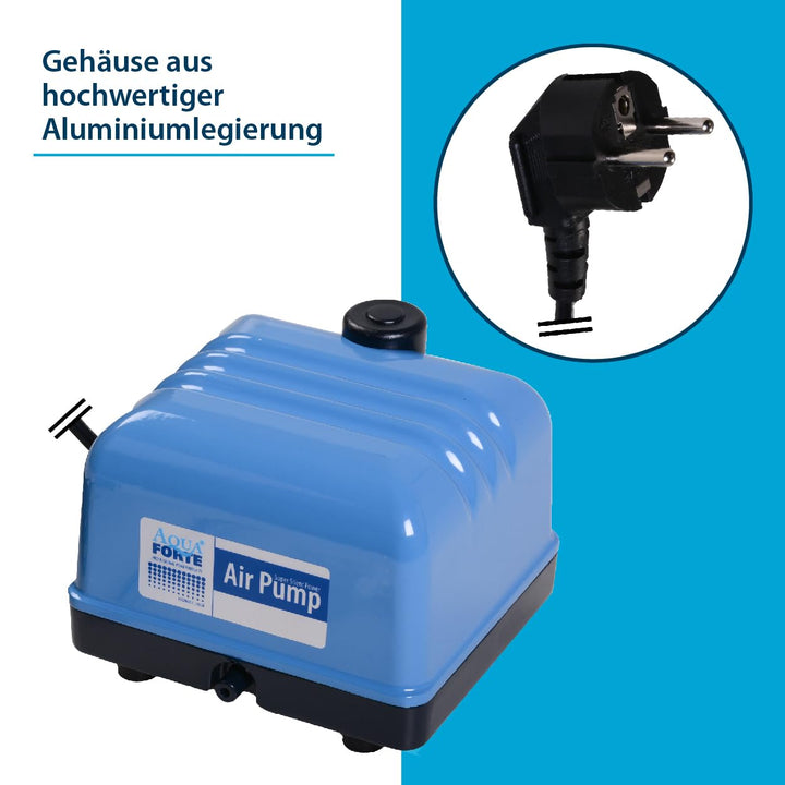 Teich-Luftpumpe Aluminium 35W 40 l/min für Gartenteich - Bild 2