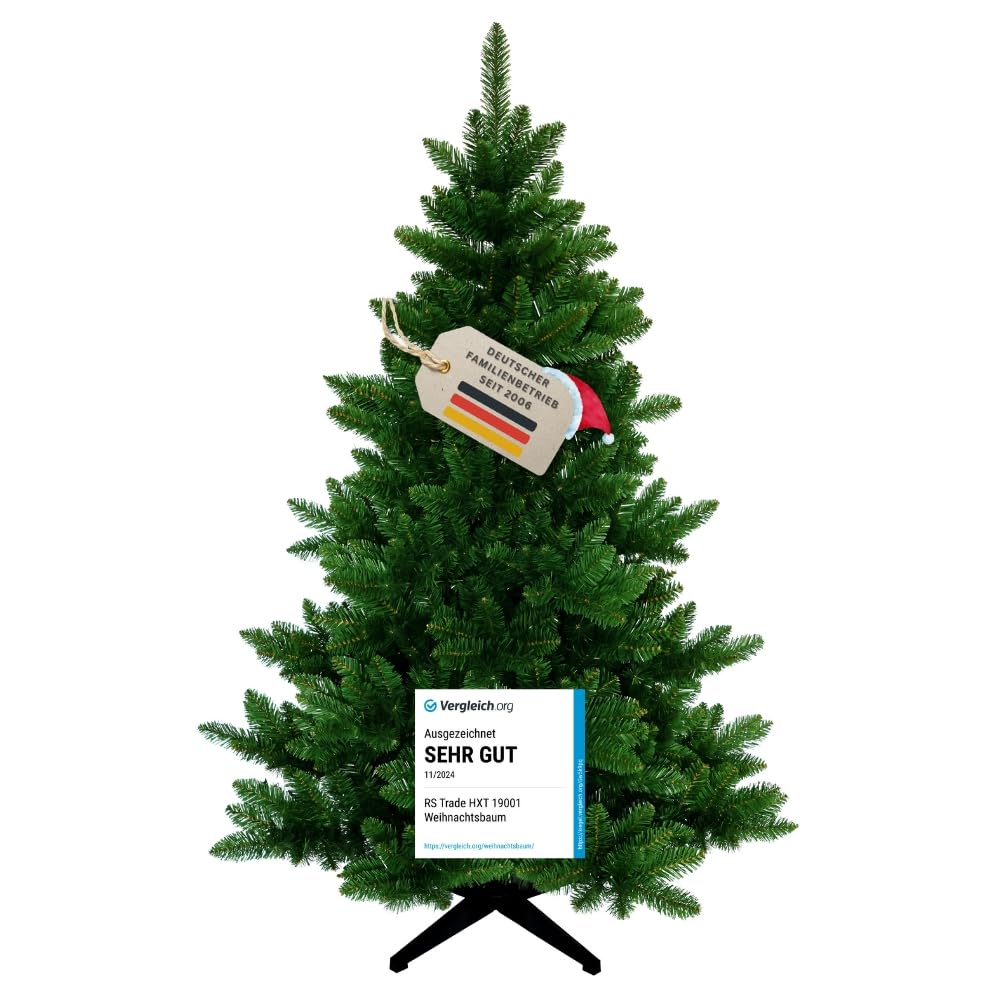 Künstlicher Weihnachtsbaum 150 cm PVC mit Metallständer 872 Spitzen