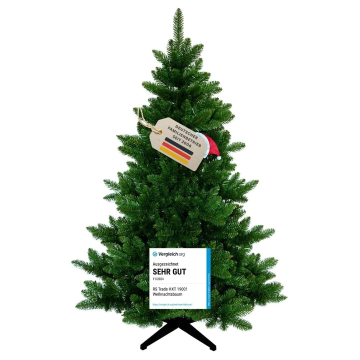 Künstlicher Weihnachtsbaum 150 cm PVC mit Metallständer 872 Spitzen