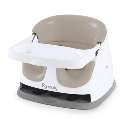 Babysitzerhöhung 2-in-1 mit Tablett ab 6 Monaten beige