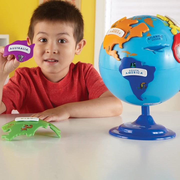 Puzzle-Globus Kinder 6 Kontinente mit Steckteilen ab 3 Jahren - Bild 9