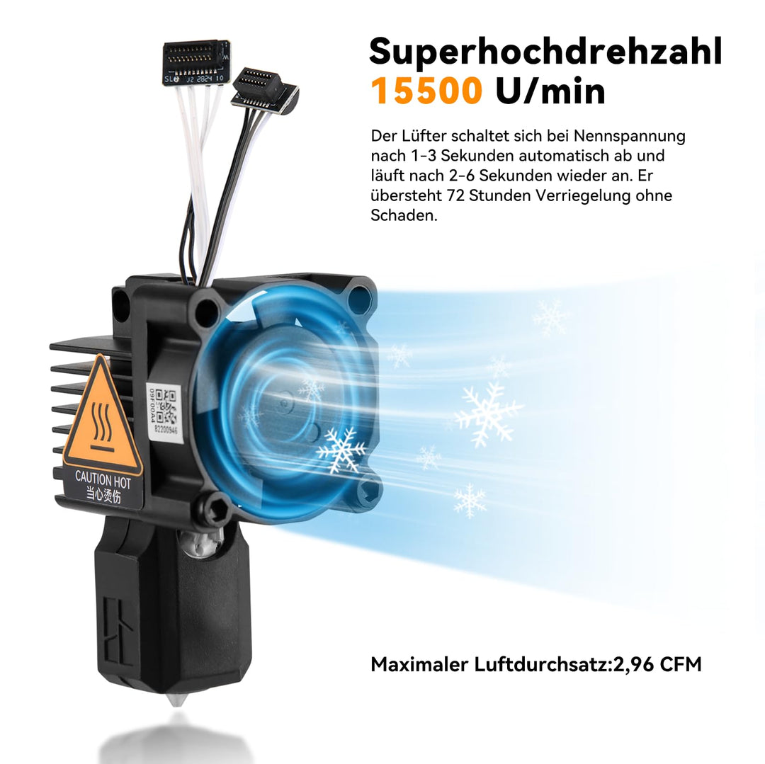 Hotend Kit 0,4mm Hartstahlduese fuer Bambu Lab P1P / P1S - Bild 4