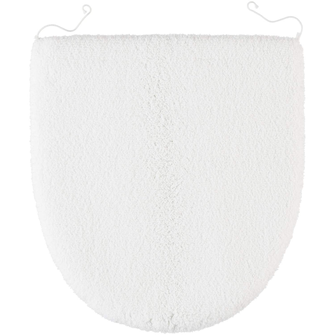Badteppich Velours 20mm Flor rutschfest fussbodenheizungsgeeignet Weiss - Bild 2