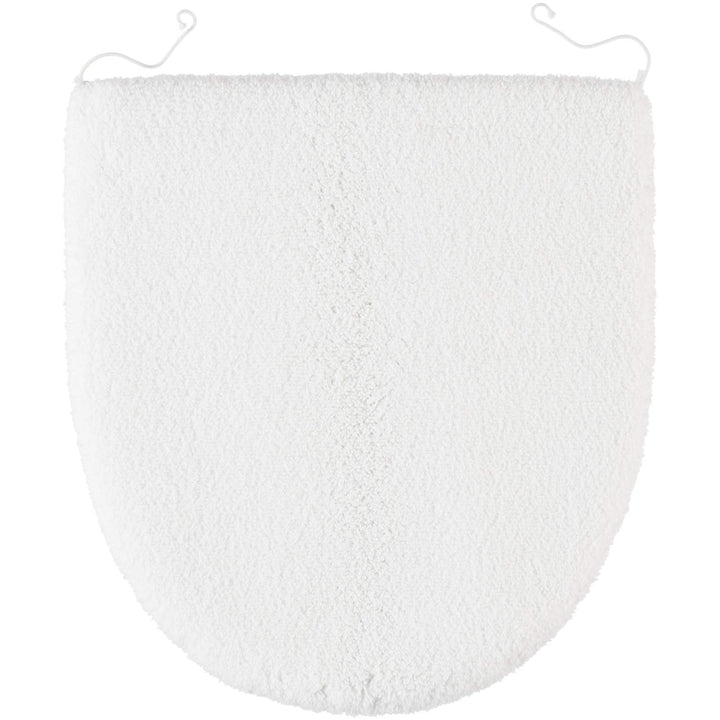 Badteppich Velours 20mm Flor rutschfest fussbodenheizungsgeeignet Weiss - Bild 2