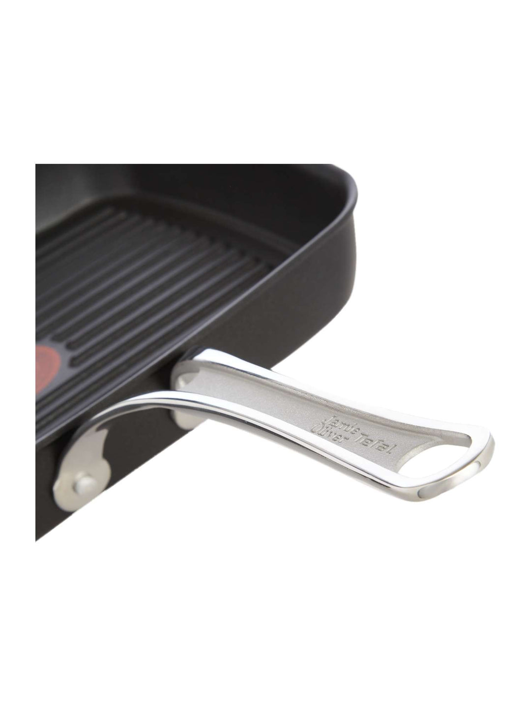 Grillpfanne Aluguss 23x27 cm Induktion Antihaft mit Thermo-Spot - Bild 2