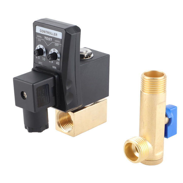 Magnetventil Messing 230V G1/2 DN15 für Wasser und Druckluft - Bild 6