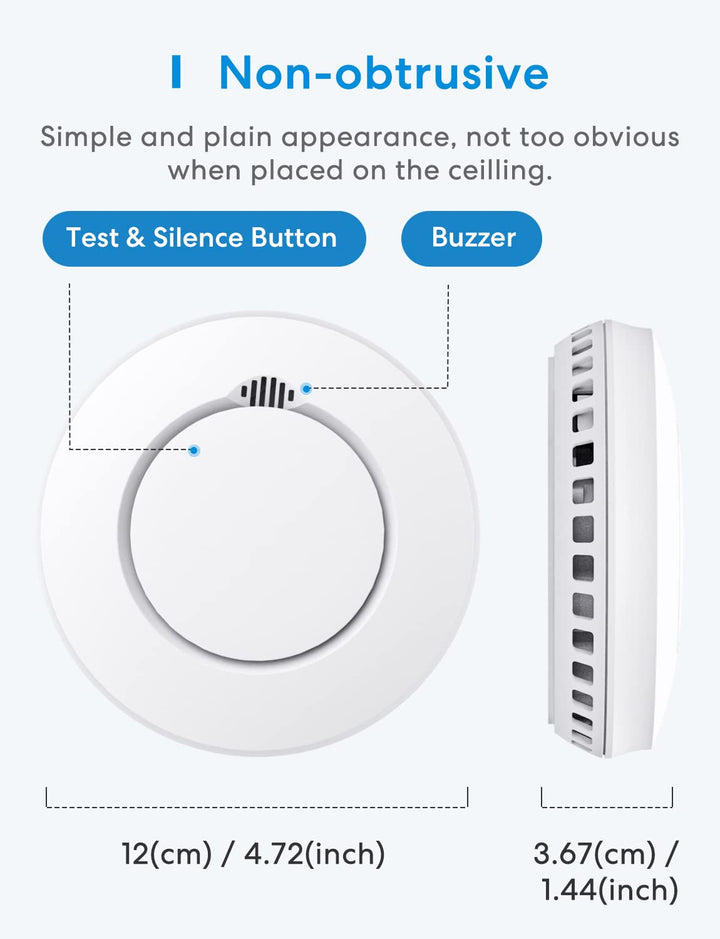WLAN Rauchmelder vernetzt 3er-Set mit Hub Apple HomeKit kompatibel - Bild 6