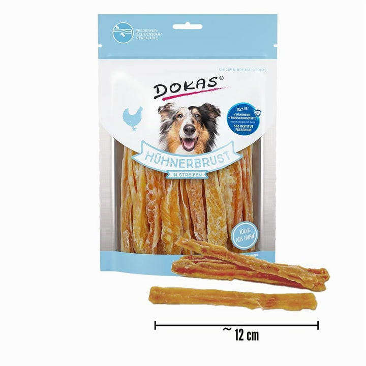 Hundesnack Hühnerbruststreifen luftgetrocknet getreidefrei 8x 250 g - Bild 3