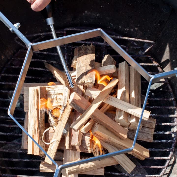 Auflageleisten Feuerplatte 80cm Stahl für Feuertonne &amp; Kugelgrill - Bild 2