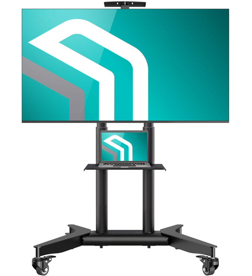 TV Ständer rollbar 32–75 Zoll höhenverstellbar mit Ablage