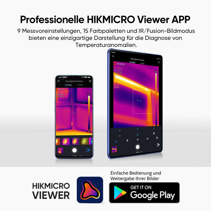 Wärmebildkamera Android Smartphone 256x192 IR 25Hz Plug &amp; Play - Bild 7