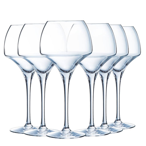 Weingläser Krysta-Kristallglas 55 cl spülmaschinenfest 6er Set