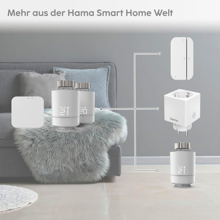 Heizkörperthermostat Smart Home Starter-Set 2x mit Hub WLAN - Bild 7