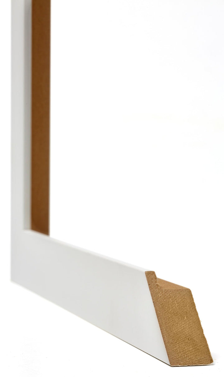 Bilderrahmen 45x80 cm Weiss Matt MDF mit Kunststoffglas - Bild 4