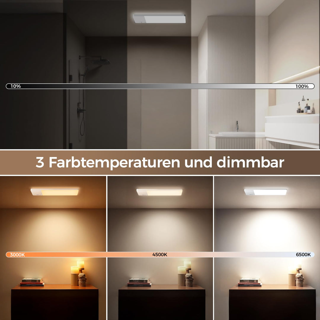 LED Deckenleuchte kabellos mit Bewegungsmelder 12000mAh Akku - Bild 3