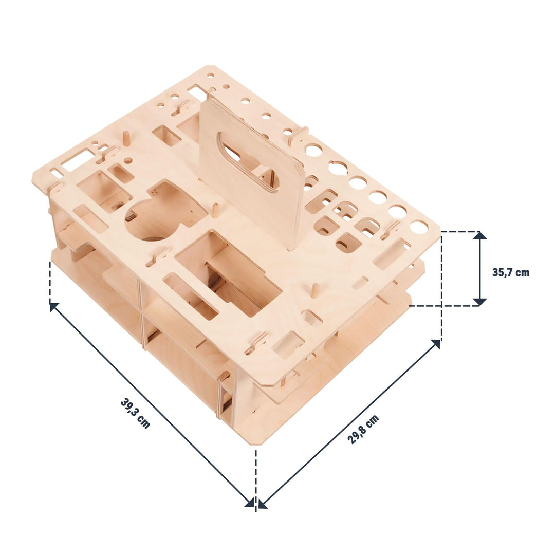 Werkzeugtragesatz Schreiner für L-BOXX 374 Holzfarbe - Bild 7