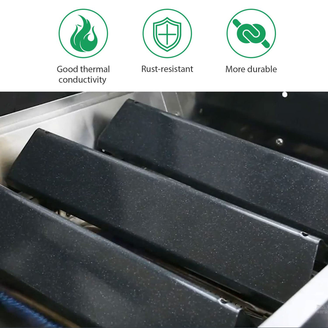 Gasgrill Ersatzteile Set Gusseisen Rost &amp; Brenner fuer Weber Spirit 300 - Bild 4