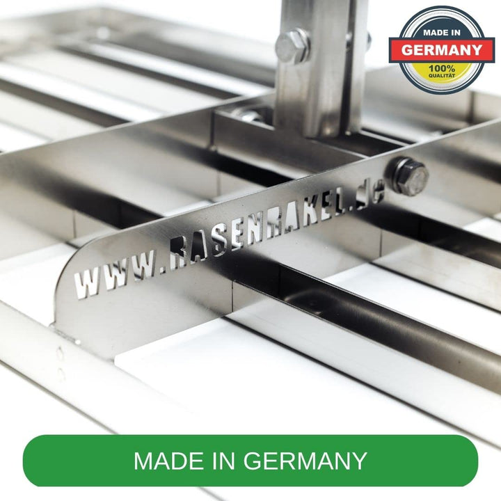 Rasenrakel Edelstahl V2A 80x30cm zum Sanden und Nivellieren - Bild 7