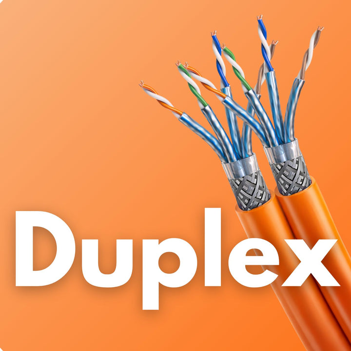 CAT 7 Duplex Verlegekabel S/FTP LSZH 50m 10 Gbit/s Reinkupfer - Bild 9