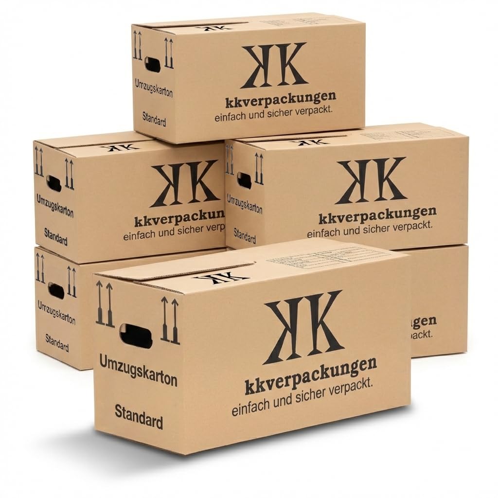 Umzugskarton 65 Liter extra gross mit Griffverstärkung 30er-Set