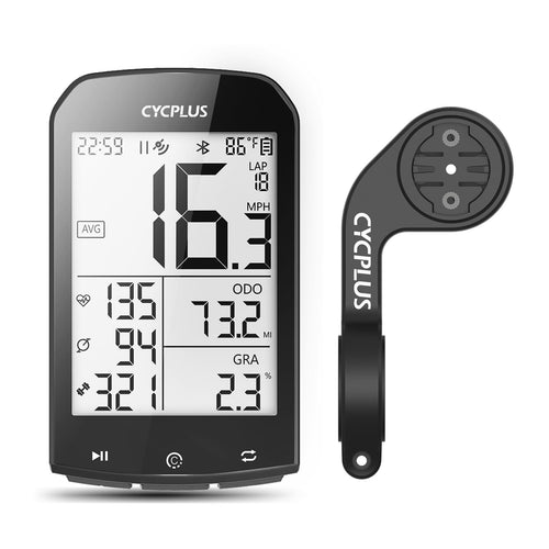 Fahrradcomputer GPS kabellos 2,9" LCD ANT+ Bluetooth IPX6 wasserdicht