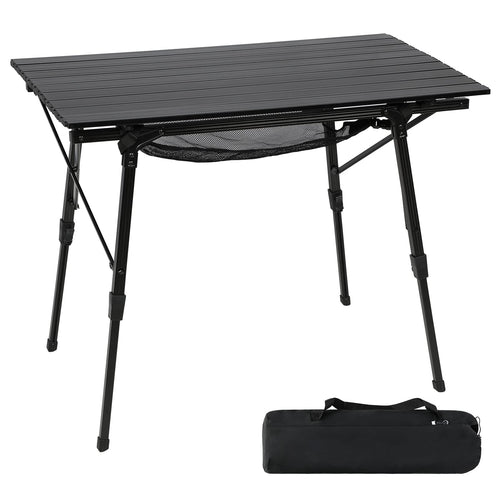 Campingtisch klappbar Aluminium 90x53cm höhenverstellbar 45-70cm